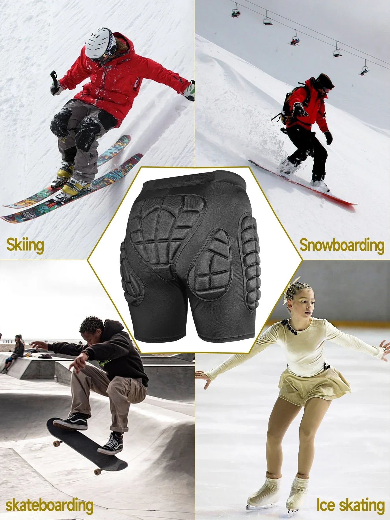 Snow Shield Padded Short
