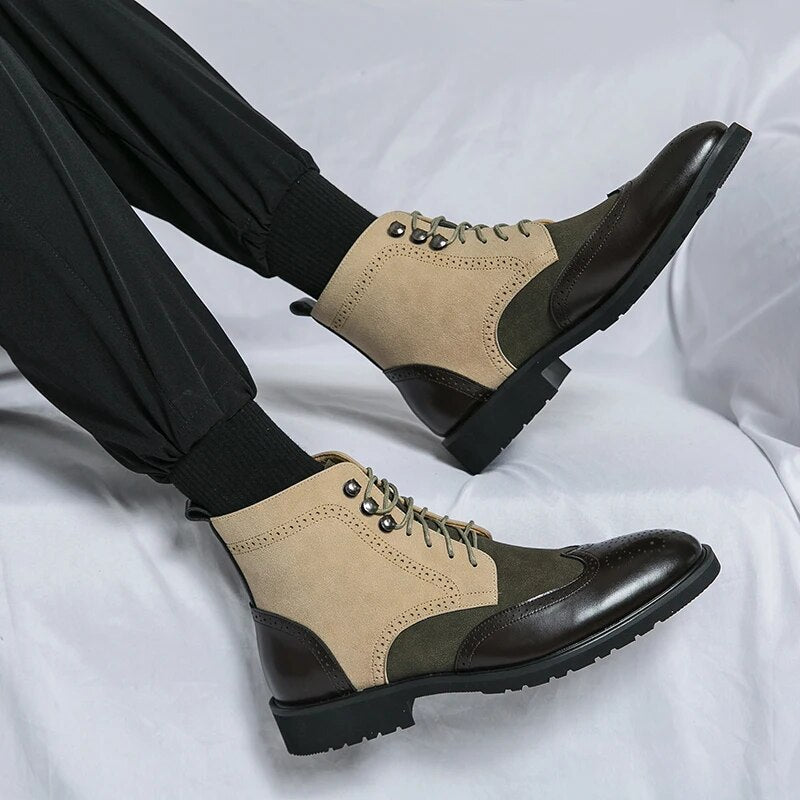 Heritage Suede Leather Boots
