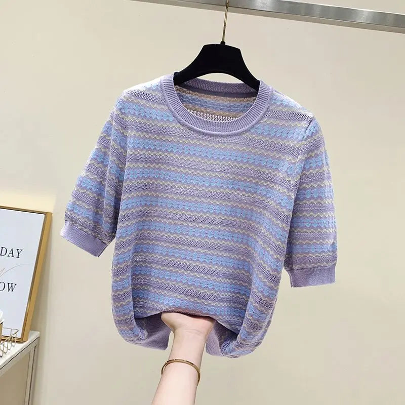 Cozy Knitted T-Shirt