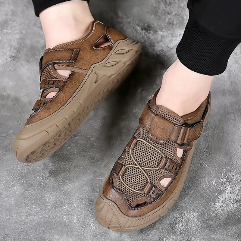 Canal Leather Sandal
