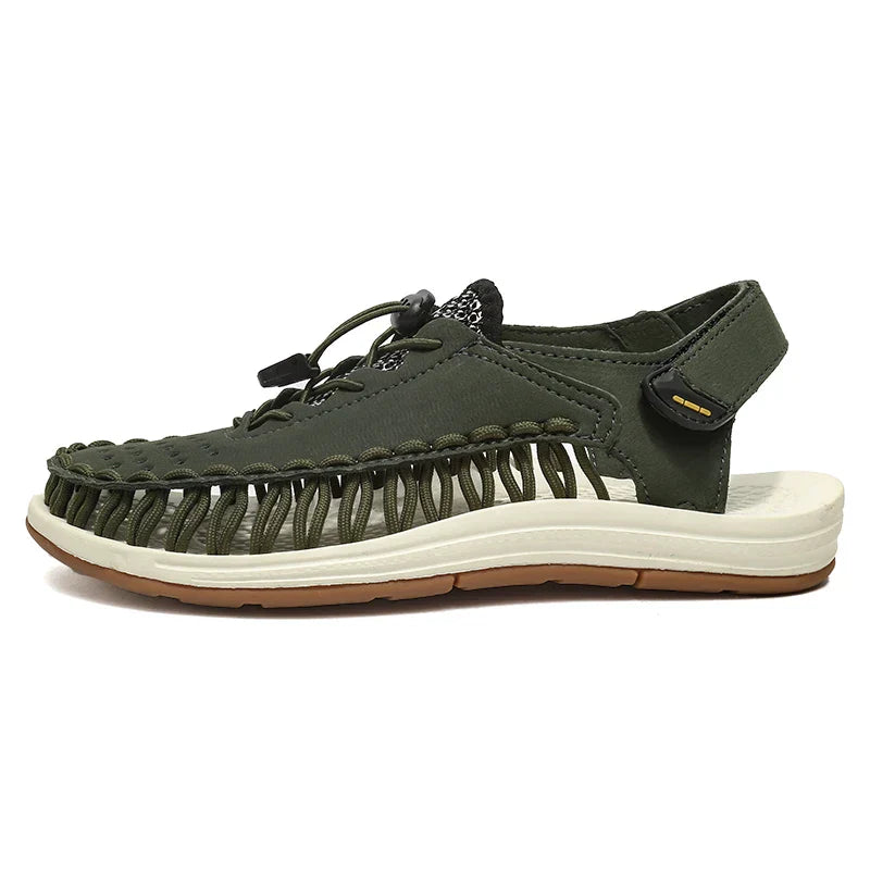 Vila Split Leather Sandal