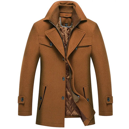 Classic Woolen Overcoat